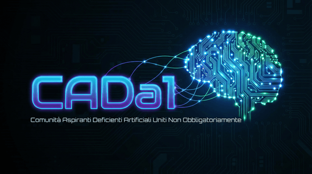 Logo CADa1 - Comunità Aspiranti Deficienti Artificiali Uniti Non Obbligatoriamente